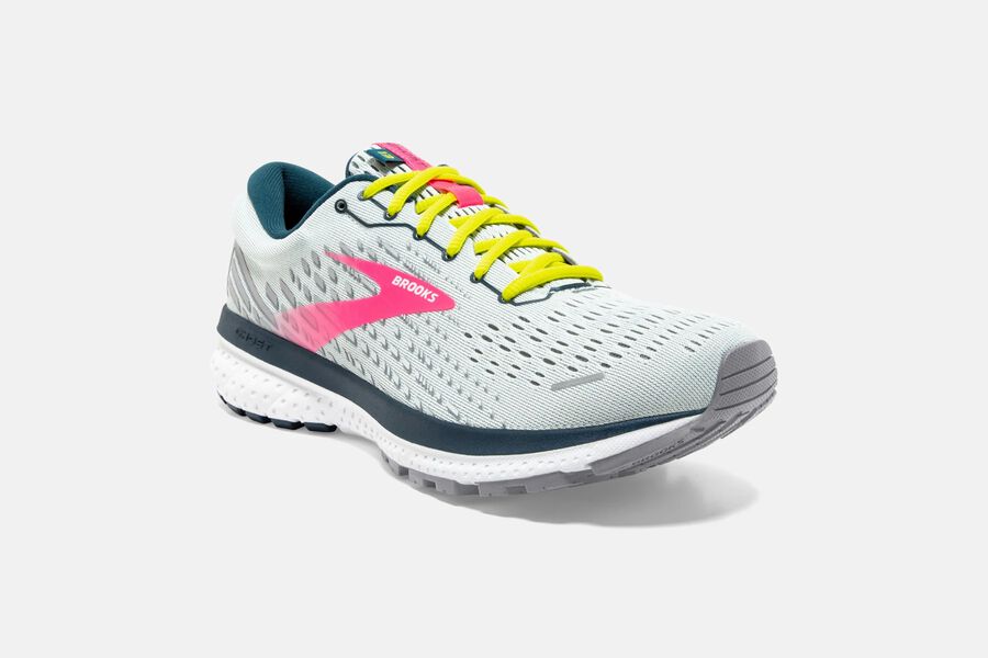 Brooks Ghost 13 Road Loopschoenen Dames - Grijs/Roze - 375218OVM